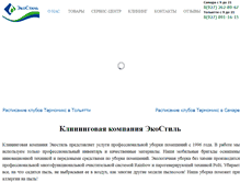 Tablet Screenshot of ecostil.ru